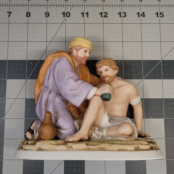 Greatest Stories Ever Told The Good Samaritan Luke 10:33 Figurine 8813 Homco '97 - Picture 7 of 8